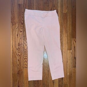 LOFT Pink Cropped Dress Pants